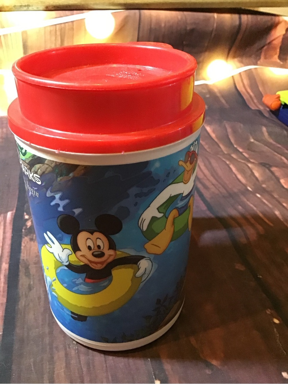 Disney parks souvenir travel mug Mickey Mouse let the memories begin